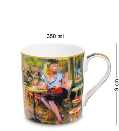 Кружка "За чашкой кофе" 350мл (Carmani)