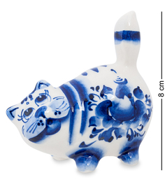 Фигурка "Кот-Пузан" (Гжельский фарфор) Art East