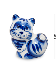 Фигурка "Кот без хвоста" (Гжельский фарфор) Art East