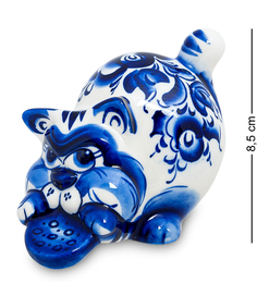 Фигурка "Кот-Злюка" (Гжельский фарфор) Art East