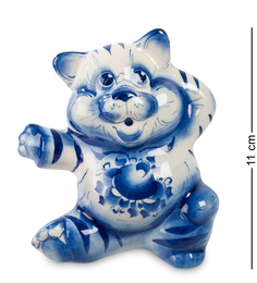 Фигурка "Кот-Плясун" (Гжельский фарфор) Art East