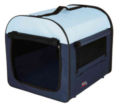 Сумка-переноска TRIXIE Kennel складной, р-р XS, 32*47*32cм, синий,серый