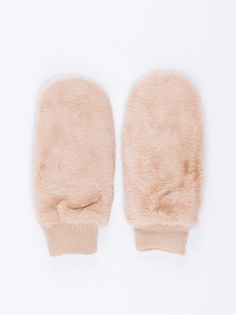 Варежки женские DAIROS GD71700288 бежевые ONE SIZE