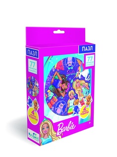 Пазл Barbie Барби и друзья, 77 элементов + 4 магнита Origami