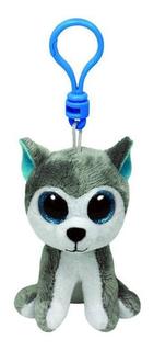 Мягкая игрушка TY Beanie Boos Брелок Волчонок Slush 12,7 см