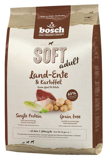 Мягкий корм для собак Bosch Soft Adult, утка и картофель, 1кг