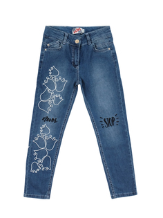 Джинсы для девочки Reike Flower, RJ20-FW001, 110-56 5 лет