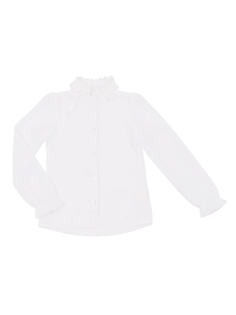 Блузка для девочки Reike College white, RK-BGT007 white, 128-64 8 лет