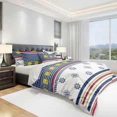 Постельное бельё Amore Mio Eco cotton Sailor Евро