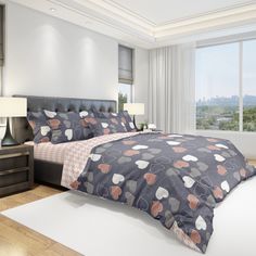 Постельное бельё Amore Mio Eco cotton Heart Евро