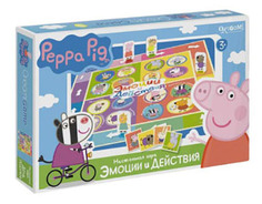 Семейная настольная игра Origami Peppa Pig Эмоции и действия