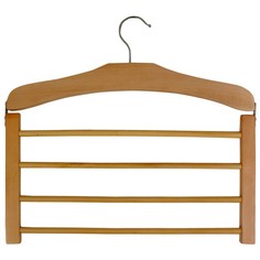 Вешалка для брюк деревянная, 4 перекладины, 39,1 x 1,5 x 33,2 см Вселенная Порядка