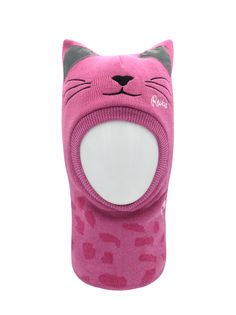 Шапка-шлем для девочки Snow leopard pink, RKN2021-2 SNL pink, р.50 Reike