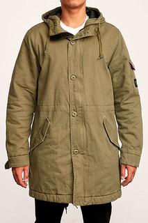 Парка RVCA Standard Issue, зеленый, S