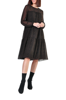 Вечернее платье женское Forus 20039-100 черное 46