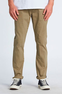 Штаны прямые New Order Chino 1380, бежевый, W34 Billabong