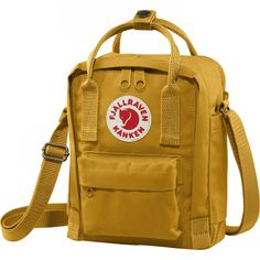 Сумка женская Fjallraven Kanken Sling F23797 желтая 2,5 л