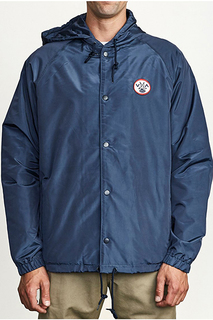 Ветровка RVCA Va Hood Coach New Navy, синий, S