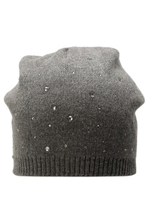 Шапка бини женская Mellizos H5-R235ST серая р.56-58