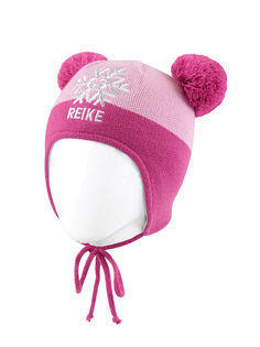 Шапка для девочки Reike Ornament snowflakes pink, RKN2021-4 SNW pink, р.50
