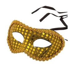 Карнавальная маска Желтая мозаика Феникс Презент