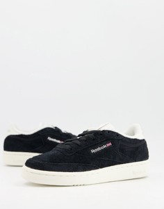 Темно-синие замшевые кроссовки Reebok Club C-Темно-синий
