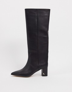 Черные сапоги до колена Kurt Geiger London Burlington-Черный