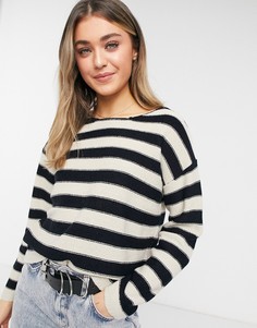 Джемпер в полоску Brave Soul royce-Черный цвет