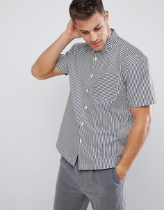 Oversize-рубашка в полоску ASOS DESIGN-Синий