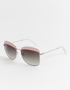 Розовые солнцезащитные очки в квадратной оправе Esprit-Розовый