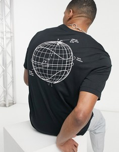 Черная футболка с принтом на спине Nike Air-Черный цвет