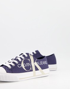 Темно-синие кеды Calvin Klein Jeans Ivano-Темно-синий