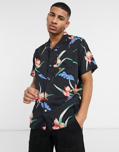 Рубашка с коротким рукавом и принтом икры Levis Andres-Черный Levis®