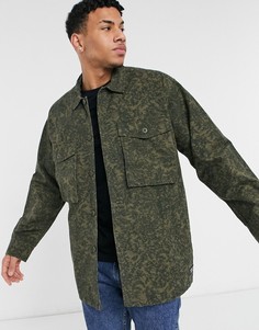 Куртка-рубашка навыпуск в стиле oversized с зеленым камуфляжным принтом Levis Hayes-Зеленый цвет Levis®