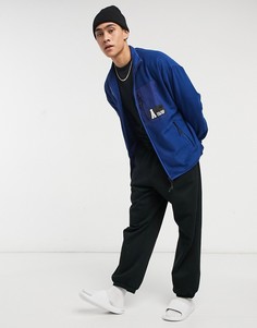 Спортивная куртка в стиле oversized из плотного флиса с логотипом на кармане ASOS Actual-Многоцветный