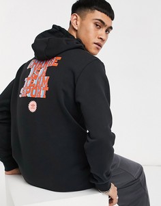 Худи черного цвета с принтом «Change is a team sport» на спине adidas Originals-Черный цвет