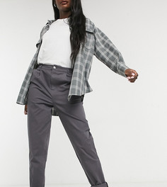 Темно-серые брюки-чиносы ASOS DESIGN Tall-Серый