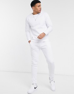 Белый спортивный костюм из свитера с круглым вырезом и джоггеров Brave Soul