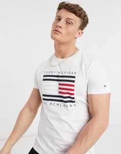 Белая футболка с логотипом Tommy Hilfiger-Белый
