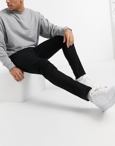Черные зауженные джинсы Only & Sons stay black-Черный цвет