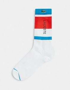 Спортивные носки в стиле колор-блок Lacoste-Многоцветный