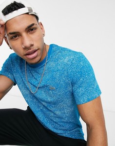 Легкая футболка с круглым вырезом Lacoste-Голубой