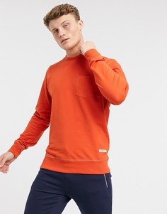 Оранжевый свитер с круглым вырезом Jack & Jones-Оранжевый цвет