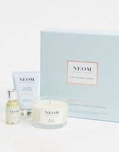 Бальзам для рук и подарочный набор ароматических свечей NEOM Time for Luxury-Бесцветный