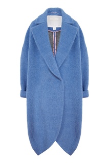 Голубое пальто из альпаки Sultancouture