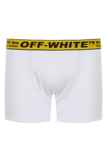 Белые трусы-боксеры Off White