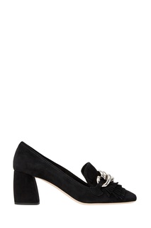 Замшевые туфли Miu Miu
