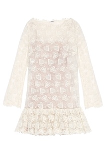 Хлопковое платье Miu Miu
