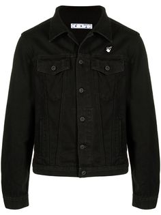 Off-White BLUE MONALISA SLIM DENIM JACK BLACK WHIT