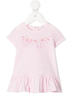 Monnalisa футболка с оборками